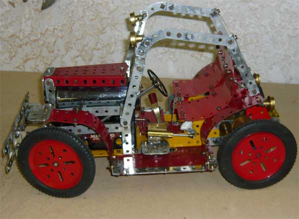 Meccano dune buggy drivers side